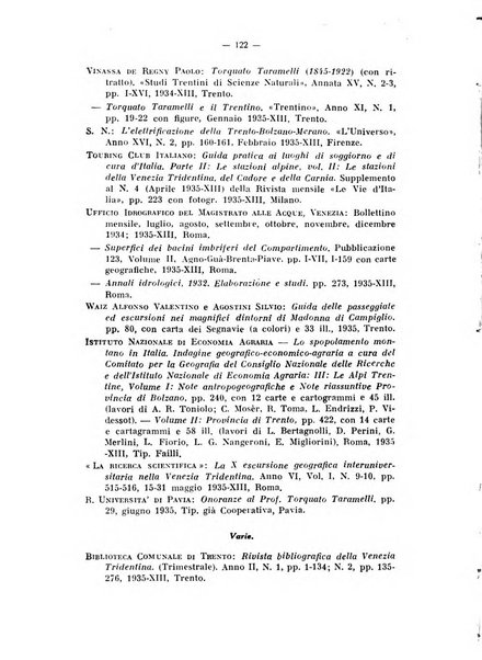 Studi trentini di scienze naturali rivista della Società per gli studi trentini