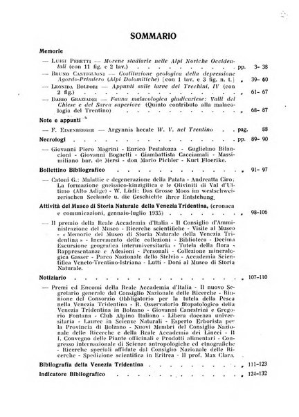 Studi trentini di scienze naturali rivista della Società per gli studi trentini