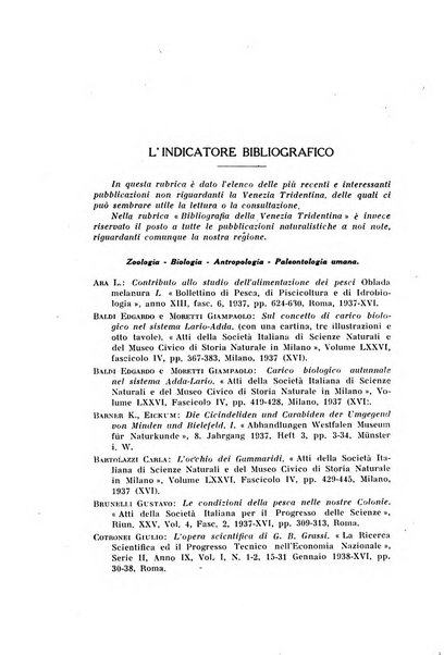 Studi trentini di scienze naturali rivista della Società per gli studi trentini