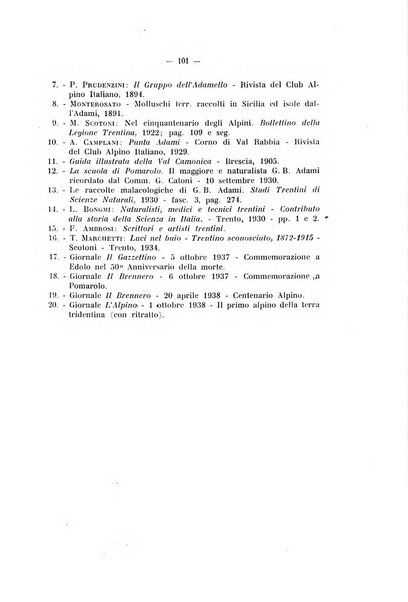 Studi trentini di scienze naturali rivista della Società per gli studi trentini