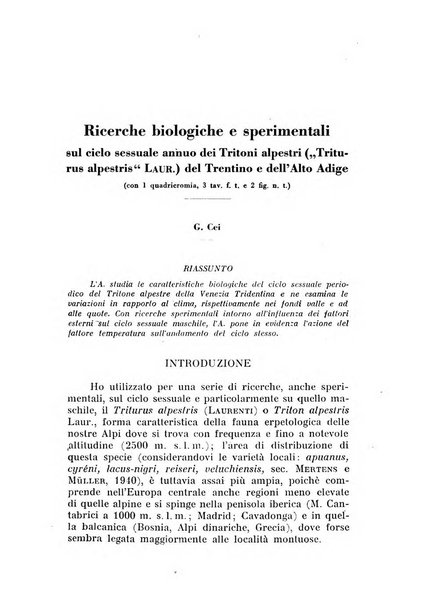 Studi trentini di scienze naturali rivista della Società per gli studi trentini