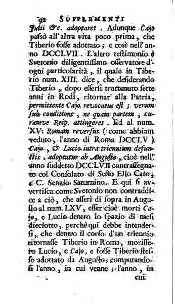 Supplementi al giornale de' letterati d'Italia