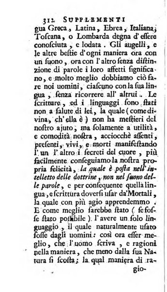 Supplementi al giornale de' letterati d'Italia