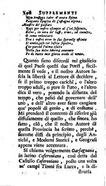 Supplementi al giornale de' letterati d'Italia