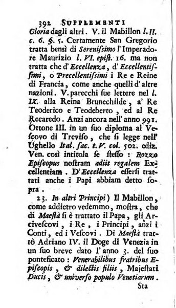 Supplementi al giornale de' letterati d'Italia