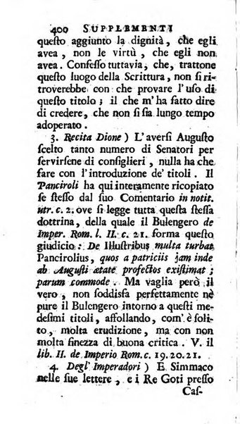 Supplementi al giornale de' letterati d'Italia