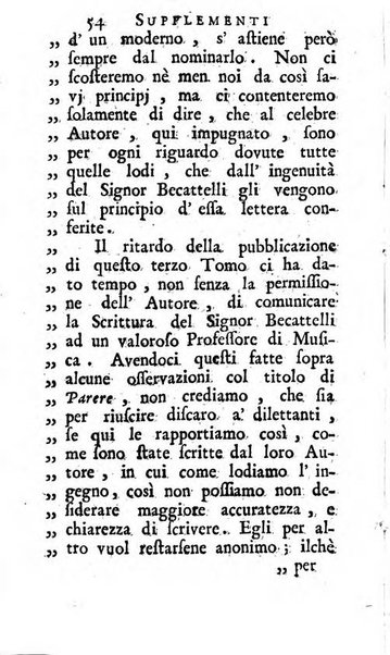 Supplementi al giornale de' letterati d'Italia