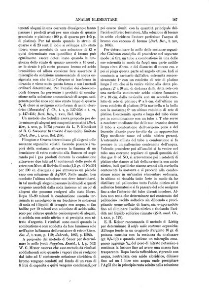 Supplemento annuale alla Enciclopedia di chimica scientifica e industriale colle applicazioni all'agricoltura ed industrie agronomiche ...