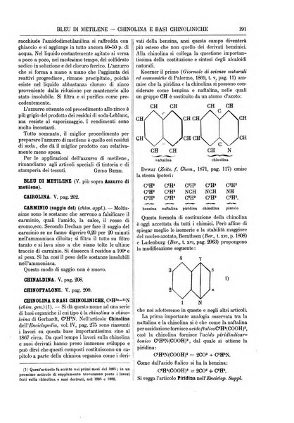 Supplemento annuale alla Enciclopedia di chimica scientifica e industriale colle applicazioni all'agricoltura ed industrie agronomiche ...