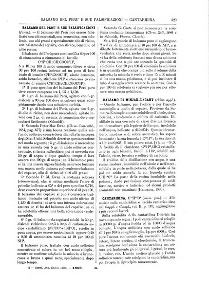 Supplemento annuale alla Enciclopedia di chimica scientifica e industriale colle applicazioni all'agricoltura ed industrie agronomiche ...