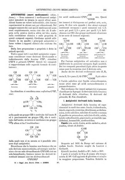 Supplemento annuale alla Enciclopedia di chimica scientifica e industriale colle applicazioni all'agricoltura ed industrie agronomiche ...