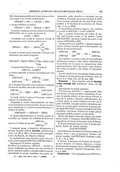 Supplemento annuale alla Enciclopedia di chimica scientifica e industriale colle applicazioni all'agricoltura ed industrie agronomiche ...