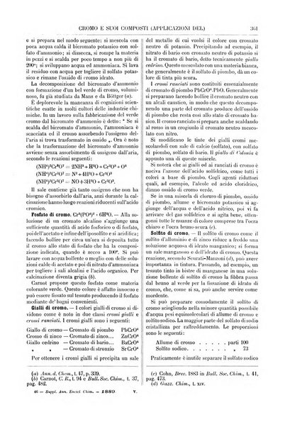 Supplemento annuale alla Enciclopedia di chimica scientifica e industriale colle applicazioni all'agricoltura ed industrie agronomiche ...