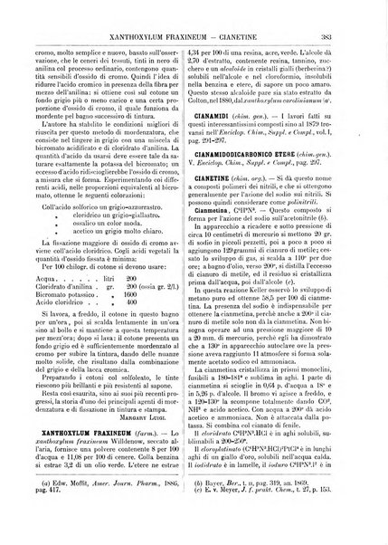 Supplemento annuale alla Enciclopedia di chimica scientifica e industriale colle applicazioni all'agricoltura ed industrie agronomiche ...