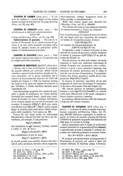 Supplemento annuale alla Enciclopedia di chimica scientifica e industriale colle applicazioni all'agricoltura ed industrie agronomiche ...