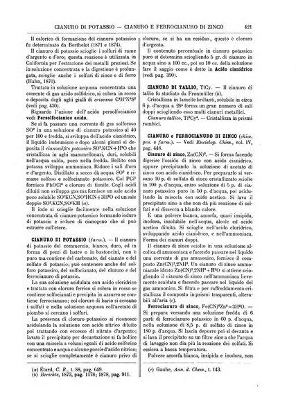 Supplemento annuale alla Enciclopedia di chimica scientifica e industriale colle applicazioni all'agricoltura ed industrie agronomiche ...