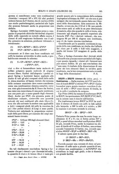 Supplemento annuale alla Enciclopedia di chimica scientifica e industriale colle applicazioni all'agricoltura ed industrie agronomiche ...