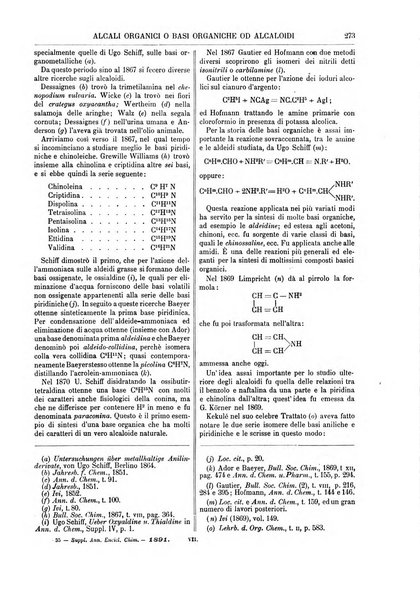 Supplemento annuale alla Enciclopedia di chimica scientifica e industriale colle applicazioni all'agricoltura ed industrie agronomiche ...