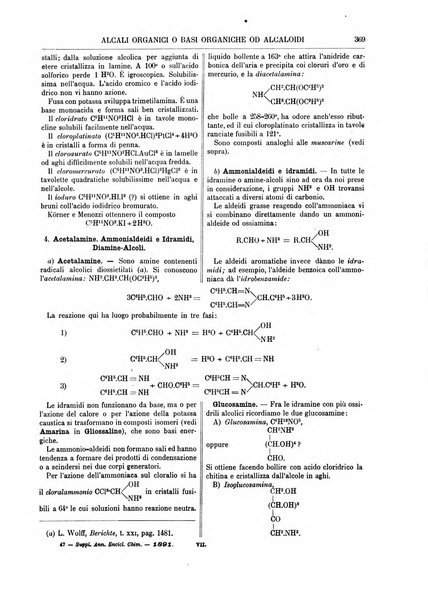 Supplemento annuale alla Enciclopedia di chimica scientifica e industriale colle applicazioni all'agricoltura ed industrie agronomiche ...