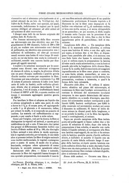 Supplemento annuale alla Enciclopedia di chimica scientifica e industriale colle applicazioni all'agricoltura ed industrie agronomiche ...