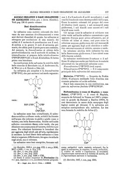 Supplemento annuale alla Enciclopedia di chimica scientifica e industriale colle applicazioni all'agricoltura ed industrie agronomiche ...