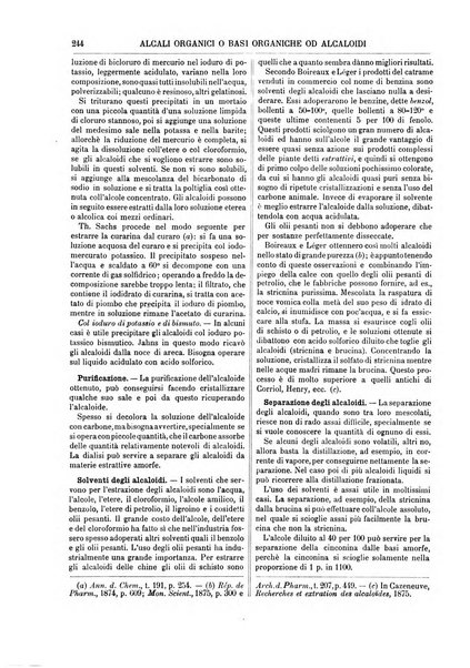 Supplemento annuale alla Enciclopedia di chimica scientifica e industriale colle applicazioni all'agricoltura ed industrie agronomiche ...