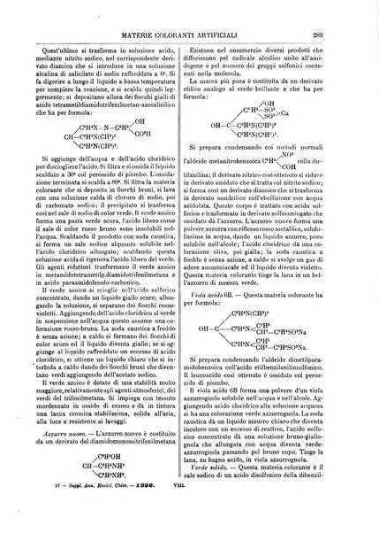 Supplemento annuale alla Enciclopedia di chimica scientifica e industriale colle applicazioni all'agricoltura ed industrie agronomiche ...