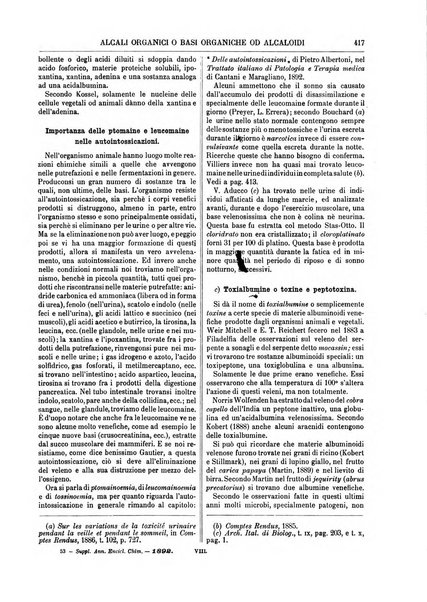 Supplemento annuale alla Enciclopedia di chimica scientifica e industriale colle applicazioni all'agricoltura ed industrie agronomiche ...