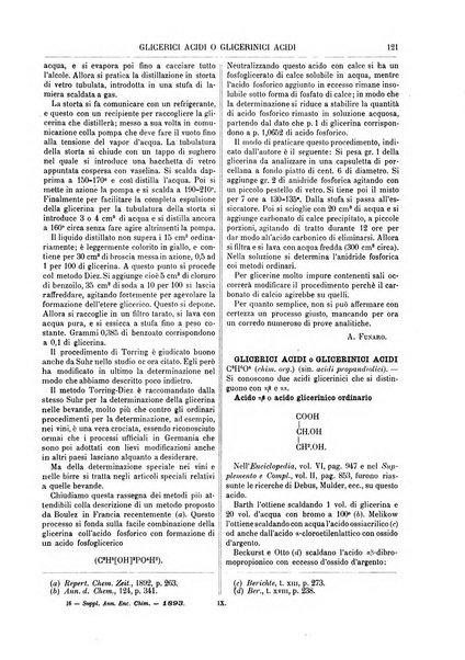 Supplemento annuale alla Enciclopedia di chimica scientifica e industriale colle applicazioni all'agricoltura ed industrie agronomiche ...