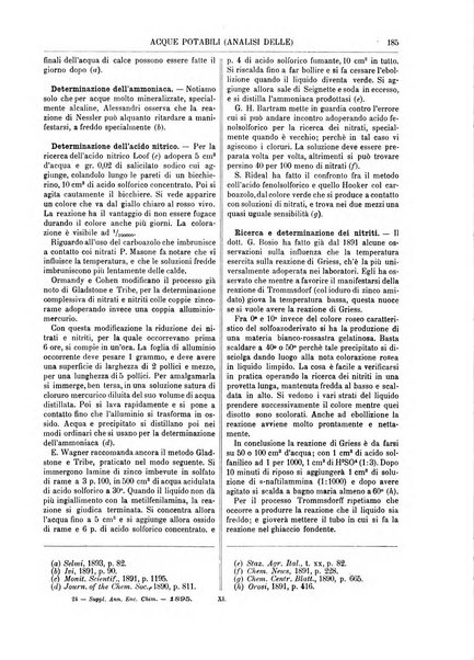 Supplemento annuale alla Enciclopedia di chimica scientifica e industriale colle applicazioni all'agricoltura ed industrie agronomiche ...