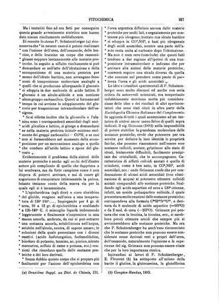 Supplemento annuale alla Enciclopedia di chimica scientifica e industriale colle applicazioni all'agricoltura ed industrie agronomiche ...