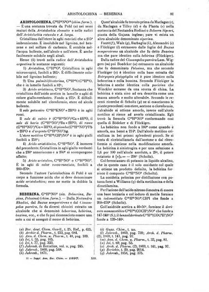 Supplemento annuale alla Enciclopedia di chimica scientifica e industriale colle applicazioni all'agricoltura ed industrie agronomiche ...