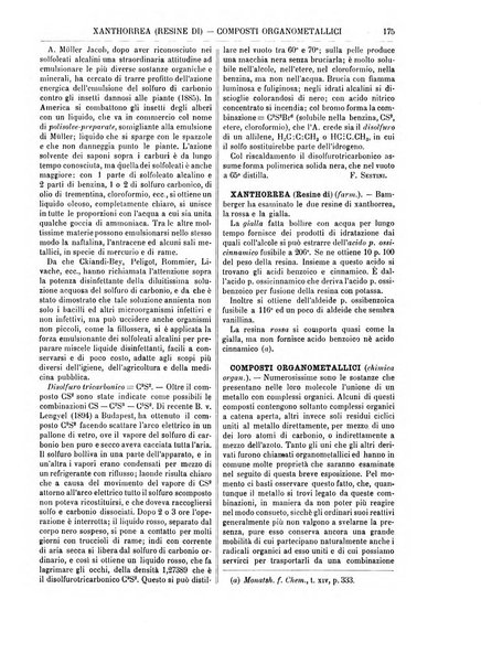 Supplemento annuale alla Enciclopedia di chimica scientifica e industriale colle applicazioni all'agricoltura ed industrie agronomiche ...