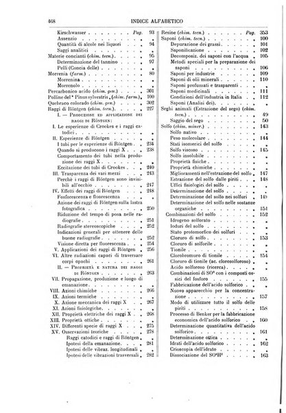 Supplemento annuale alla Enciclopedia di chimica scientifica e industriale colle applicazioni all'agricoltura ed industrie agronomiche ...