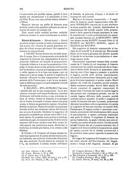 Supplemento annuale alla Enciclopedia di chimica scientifica e industriale colle applicazioni all'agricoltura ed industrie agronomiche ...