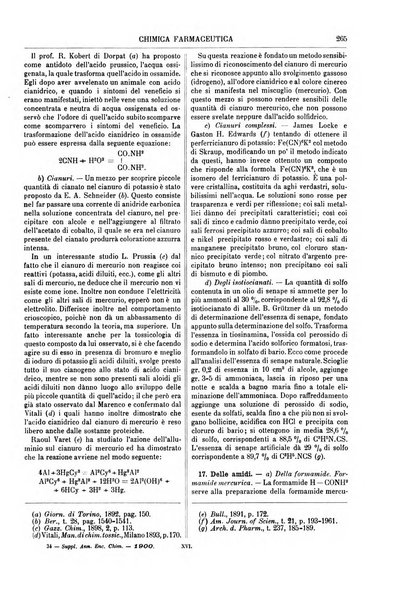 Supplemento annuale alla Enciclopedia di chimica scientifica e industriale colle applicazioni all'agricoltura ed industrie agronomiche ...