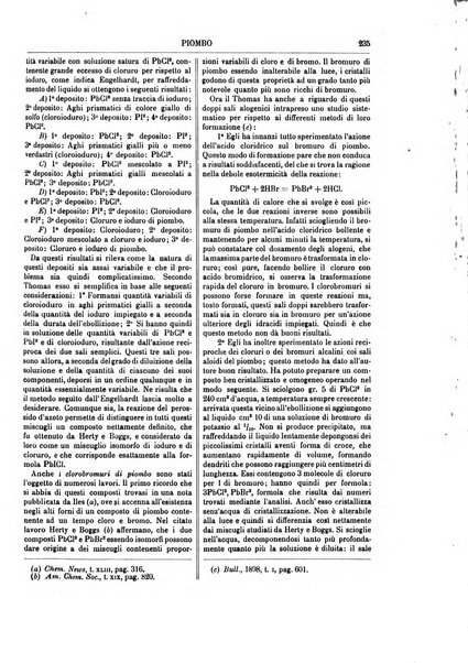 Supplemento annuale alla Enciclopedia di chimica scientifica e industriale colle applicazioni all'agricoltura ed industrie agronomiche ...