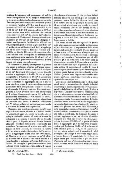 Supplemento annuale alla Enciclopedia di chimica scientifica e industriale colle applicazioni all'agricoltura ed industrie agronomiche ...