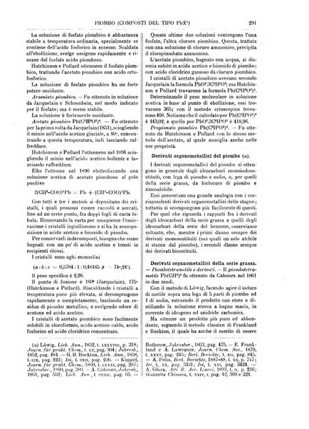 Supplemento annuale alla Enciclopedia di chimica scientifica e industriale colle applicazioni all'agricoltura ed industrie agronomiche ...