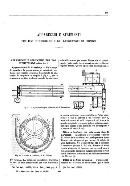 Supplemento annuale alla Enciclopedia di chimica scientifica e industriale colle applicazioni all'agricoltura ed industrie agronomiche ...