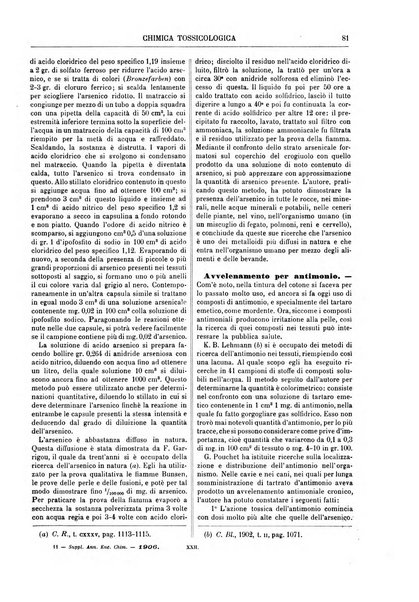 Supplemento annuale alla Enciclopedia di chimica scientifica e industriale colle applicazioni all'agricoltura ed industrie agronomiche ...