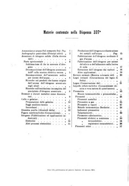 Supplemento annuale alla Enciclopedia di chimica scientifica e industriale colle applicazioni all'agricoltura ed industrie agronomiche ...