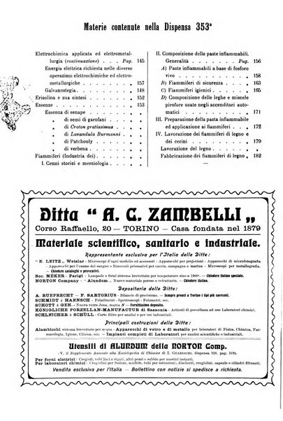 Supplemento annuale alla Enciclopedia di chimica scientifica e industriale colle applicazioni all'agricoltura ed industrie agronomiche ...