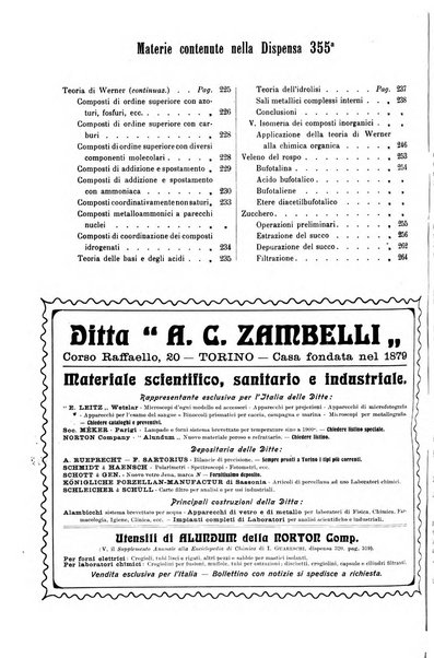 Supplemento annuale alla Enciclopedia di chimica scientifica e industriale colle applicazioni all'agricoltura ed industrie agronomiche ...