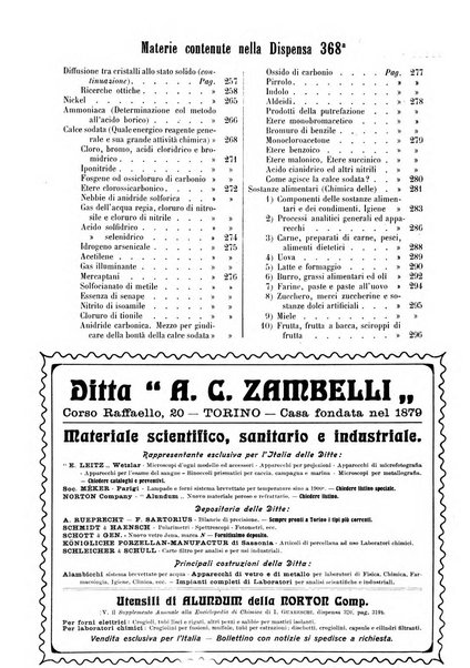 Supplemento annuale alla Enciclopedia di chimica scientifica e industriale colle applicazioni all'agricoltura ed industrie agronomiche ...