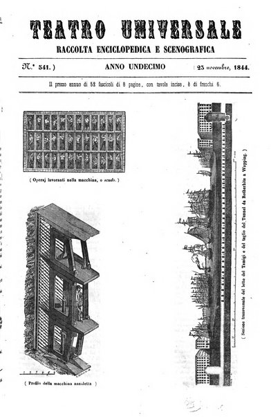 Teatro universale raccolta enciclopedica e scenografica