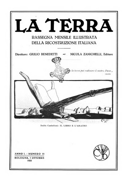 La terra rassegna mensile illustrata della ricostruzione italiana