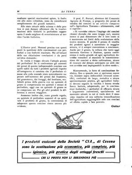 La terra rassegna mensile illustrata della ricostruzione italiana