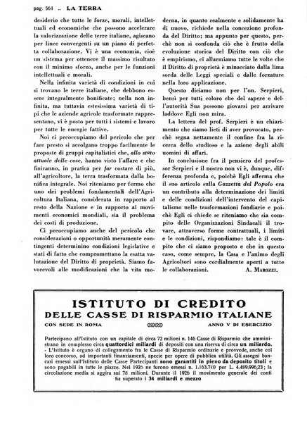 La terra rassegna mensile illustrata della ricostruzione italiana