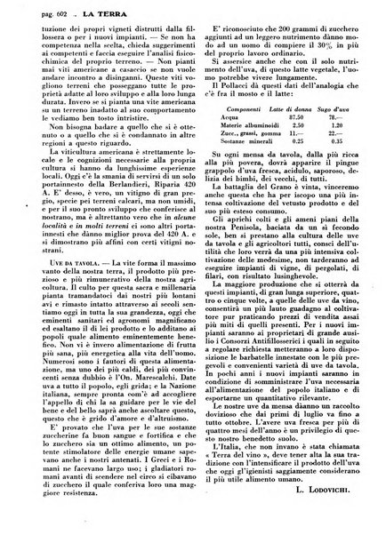 La terra rassegna mensile illustrata della ricostruzione italiana